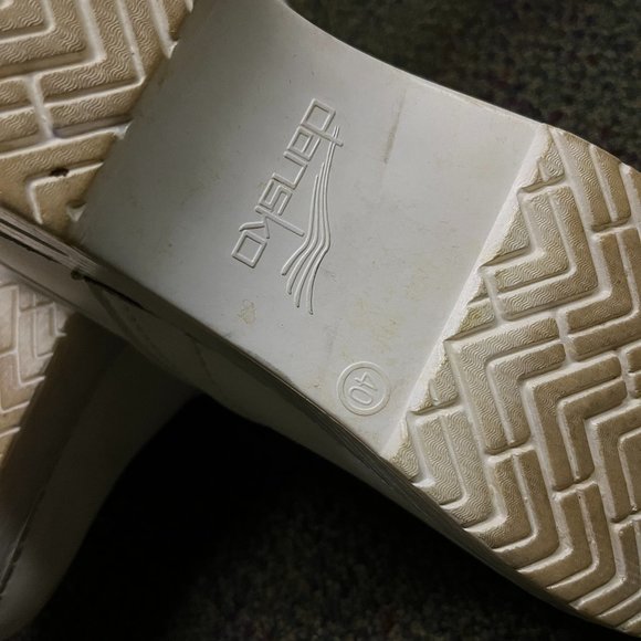 White Clog Monochrome Nursing / Mod Shoe Size 40 - Picture 3 of 8